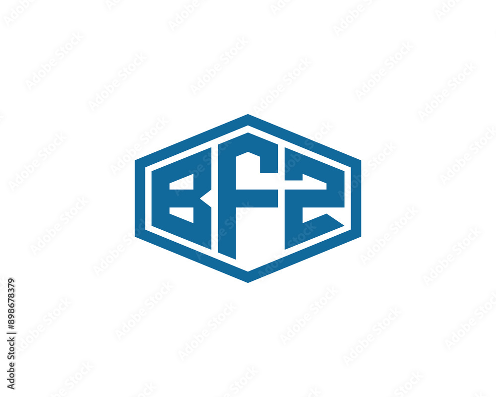 BFZ logo design vector template. BFZ logo design. BFZ logo design vector template. BFZ logo design.