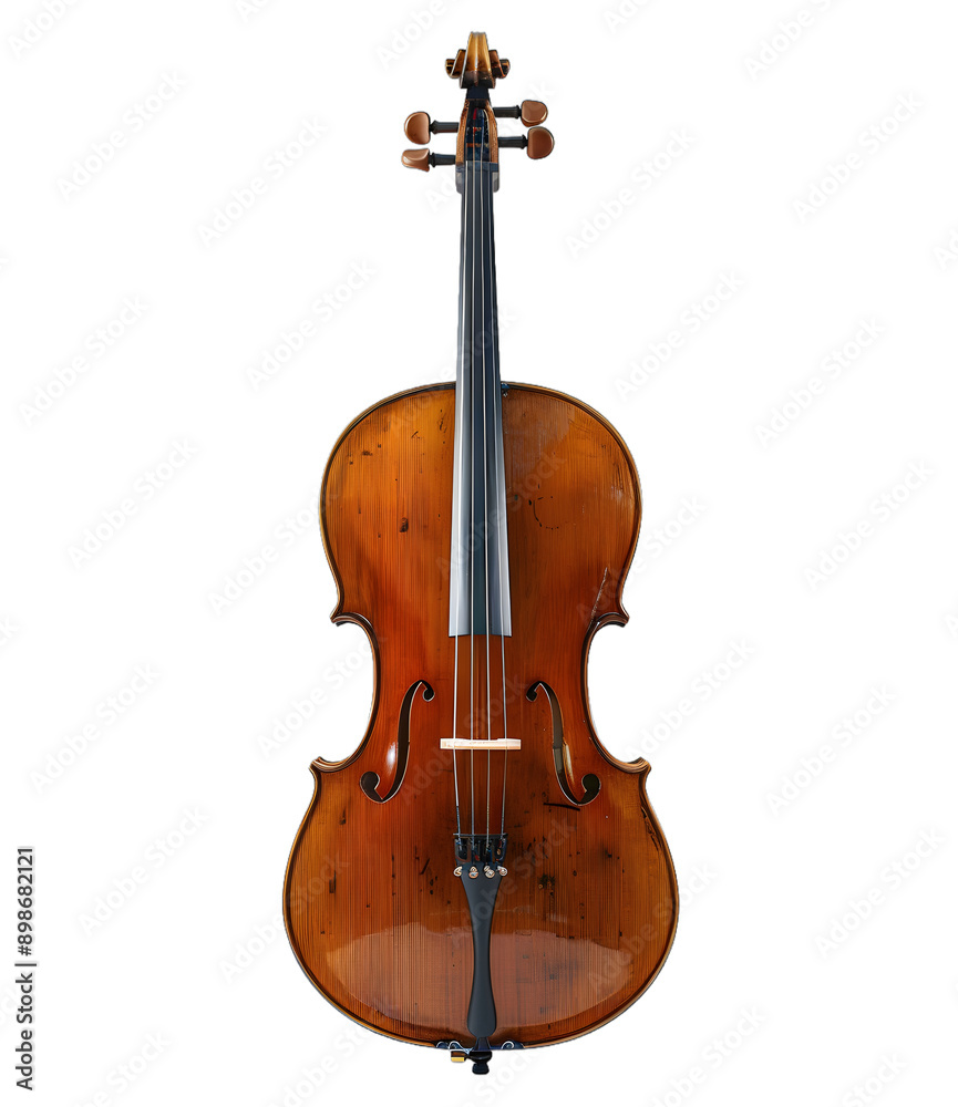 Obraz premium [Transparent Background PNG]A cello against a white background