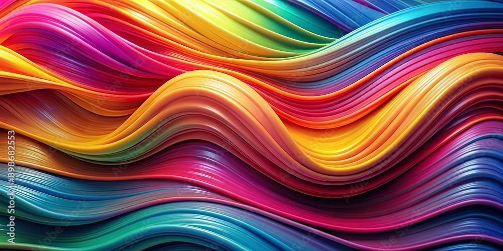 Abstract Wavy Rainbow Lines in Vibrant Hues, 3D Rendering, Abstract Background, Colorful Swirls, Digital Art , rainbow , abstract Abstract Wavy Rainbow Lines in Vibrant Hues, 3D Rendering, Abstract Background, Colorful Swirls, Digital Art , rainbow , abstract