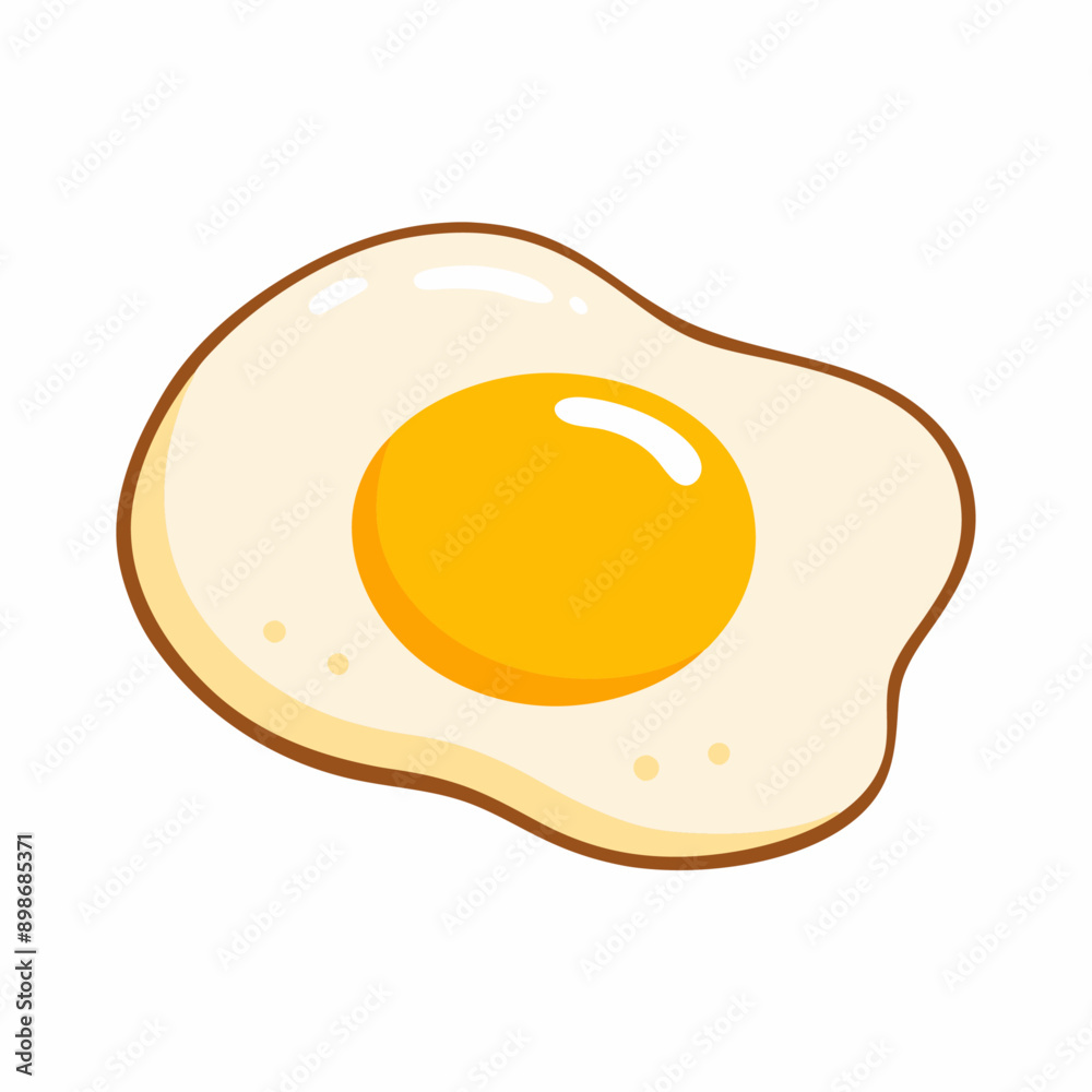 Vector illustration of fried egg isolated on white background Scrambled eggs in cartoon hand drawn (2) Vector illustration of fried egg isolated on white background Scrambled eggs in cartoon hand drawn (2)