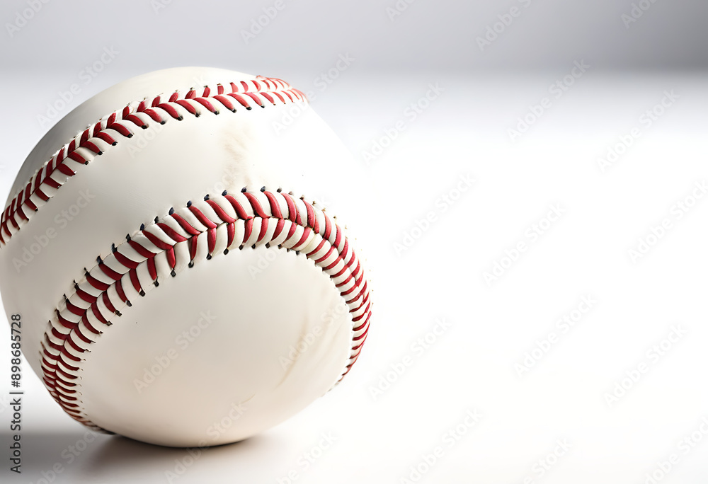new baseball isolated white backdrop high resolution high details vibrant