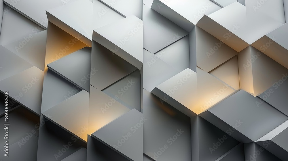 Abstract geometric surface is forming a modern background with shadow and light effect Abstract geometric surface is forming a modern background with shadow and light effect