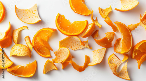 Orange slices pattern photo photo