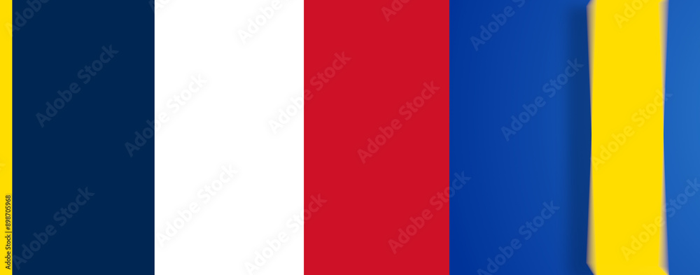 creative background flag of france and abstract background of European Union EU Europe creative background flag of france and abstract background of European Union EU Europe