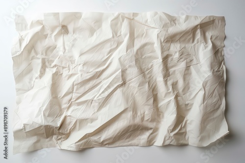 blank tracing paper on a white background