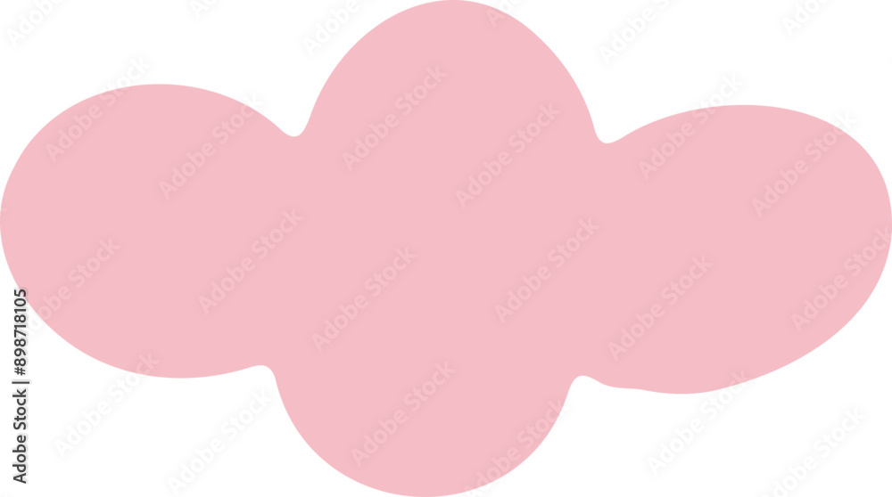 Speech bubbles in a soft pastel hue. Speech bubbles in a soft pastel hue.