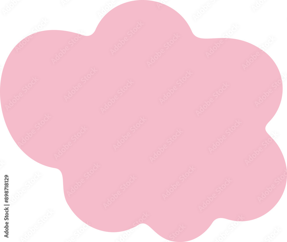 Speech bubbles in a soft pastel hue. Speech bubbles in a soft pastel hue.
