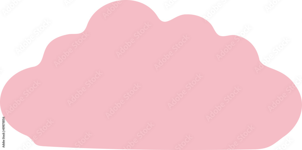 Speech bubbles in a soft pastel hue. Speech bubbles in a soft pastel hue.