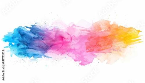 abstract watercolor paint texture isolated on white background