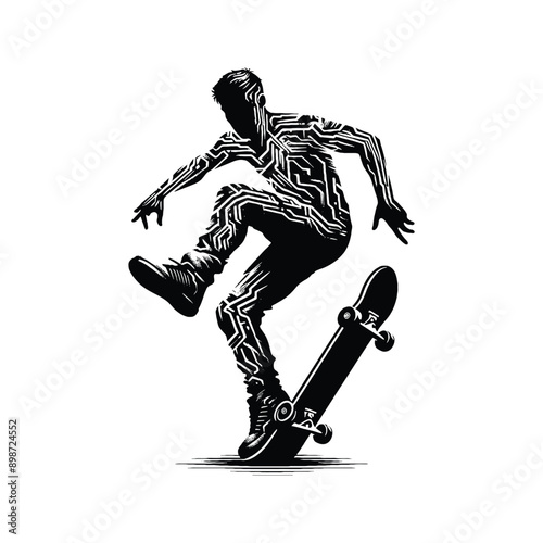 Skateboarding, longboarding