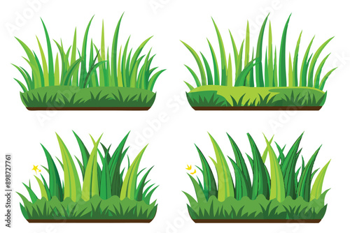 Lush verdant grass expanse