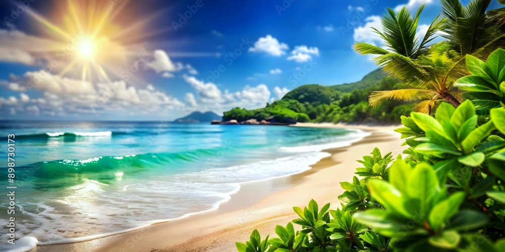 Tropical Beach Paradise. Tropical Beach Paradise.