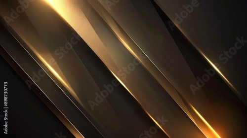 Diagonal golden light beams over dark background creating abstract geometric composition