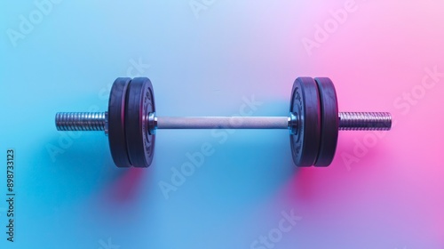 weightlifting theme wallpaper with gradient background