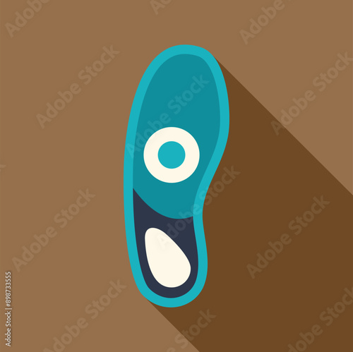 Orthopedic insole providing support and cushioning for flat feet