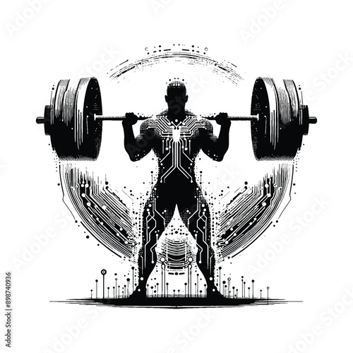 Bench press, weight lifting