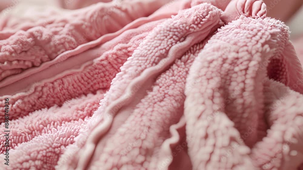 Stay cozy and chic on lazy mornings with this vintageinspired bathrobe featuring a muted pink hue and delicate scallop trim. Stay cozy and chic on lazy mornings with this vintageinspired bathrobe featuring a muted pink hue and delicate scallop trim.