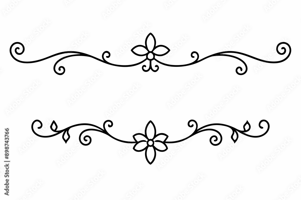 graphic with a black white and pink elegant plant flower sakura ornament on an isolated background graphic with a black white and pink elegant plant flower sakura ornament on an isolated background