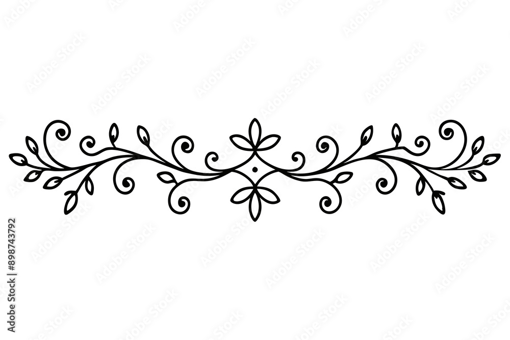 graphic with a black white and pink elegant plant flower sakura ornament on an isolated background graphic with a black white and pink elegant plant flower sakura ornament on an isolated background