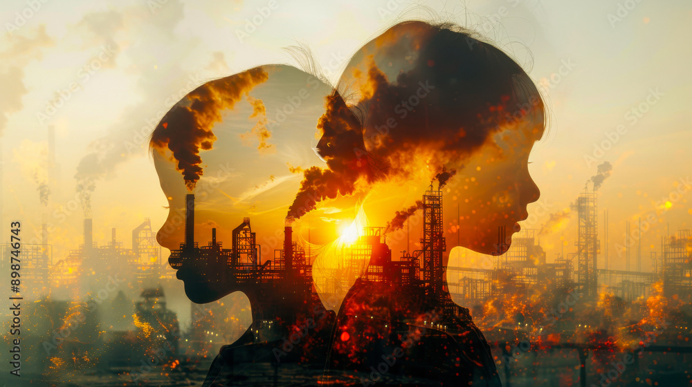 Double exposure of children and industrial pollution Double exposure of children and industrial pollution