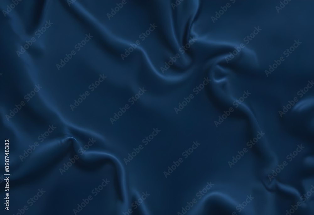 Obraz premium Blue velvet texture sample background, smooth, some waves, well enlighted