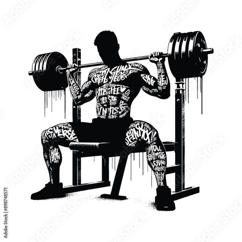 Bench press, weight lifting