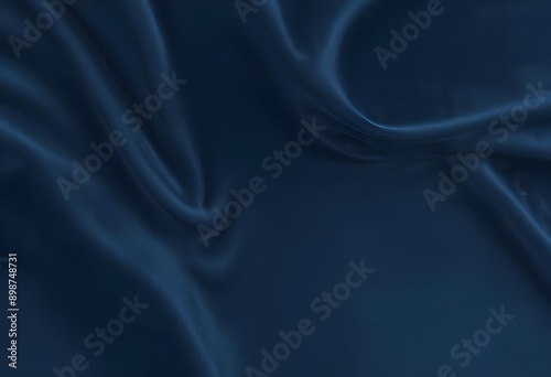 Blue velvet texture sample background, smooth, some waves, well enlighted photo