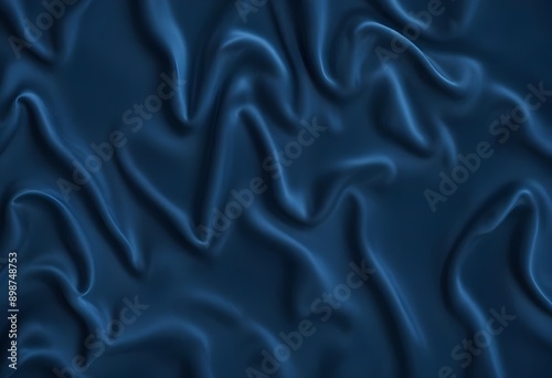 Blue velvet texture sample background, smooth, some waves, well enlighted