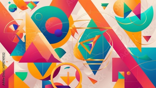 pattern with circles background.