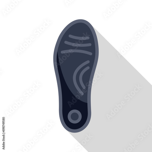 Orthopedic insole designed to provide cushioning and support to the arches of the feet, promoting comfort and proper alignment while walking