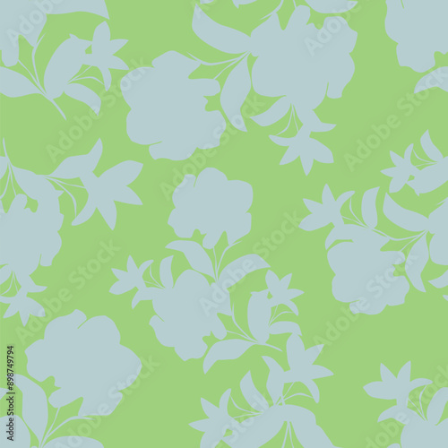 Elegance pink floral stems seamless pattern on a grey background. Vector hand drawn. Artistic, abstract flowers and tiny leaves, buds bells printing. Template for designs, fabric, fashion, textile
