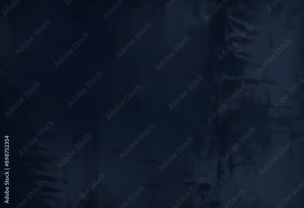 Fototapeta premium Dark blue velvet texture sample background, smooth, some waves, well enlighted