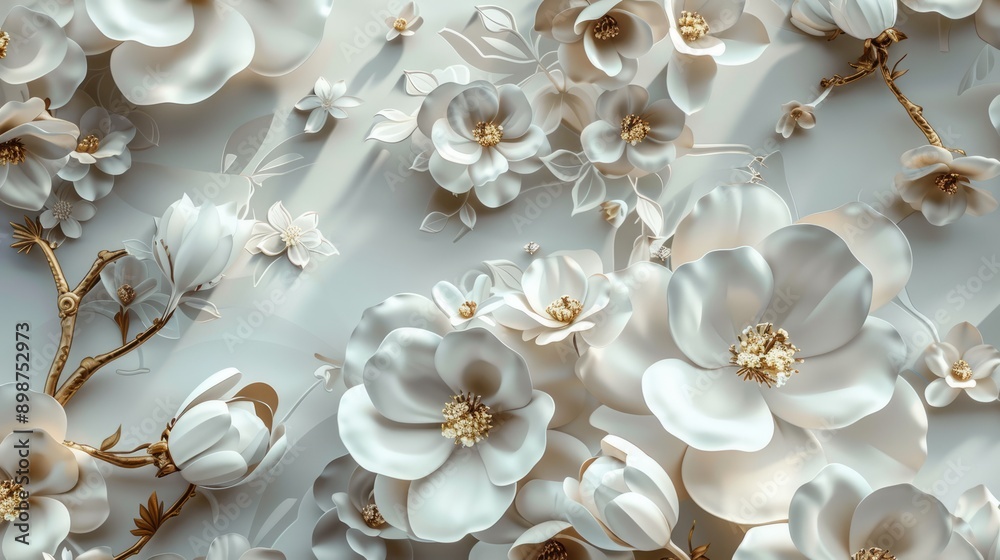 3d wallpaper white flowers 3d wallpaper white flowers