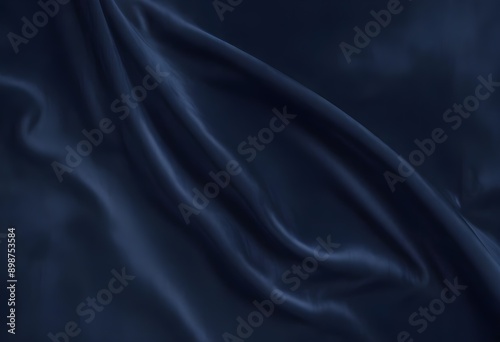 Wallpaper Mural Dark blue velvet texture sample background, smooth, some waves, well enlighted Torontodigital.ca