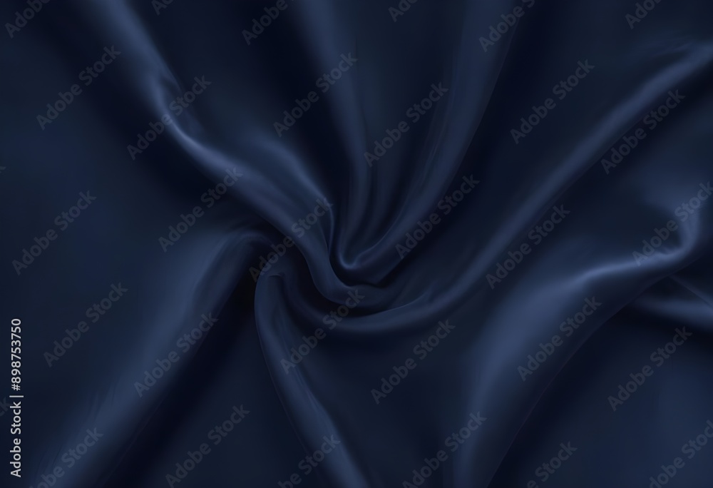 Obraz premium Dark blue velvet texture sample background, smooth, some waves, well enlighted