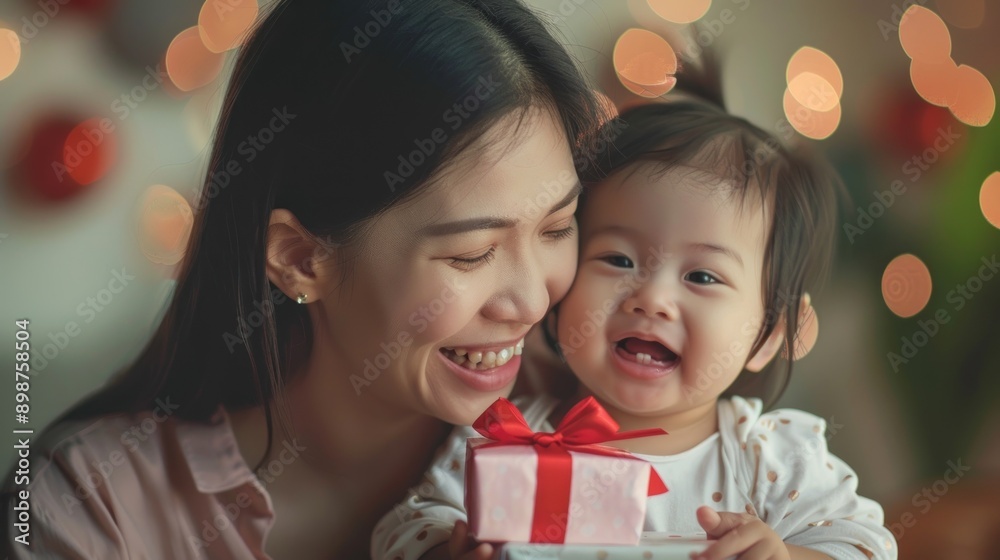 Mother and Daughter Christmas Joy Mother and Daughter Christmas Joy