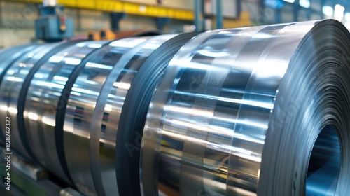 Wallpaper Mural Metal Coils in a Factory Torontodigital.ca