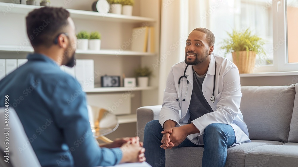 primary care physician educating a patient about the importance of regular screenings primary care physician educating a patient about the importance of regular screenings