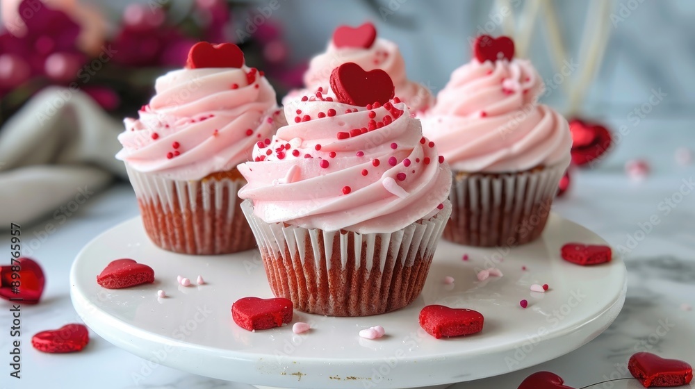 Retro Valentine s Cupcakes Retro Valentine s Cupcakes