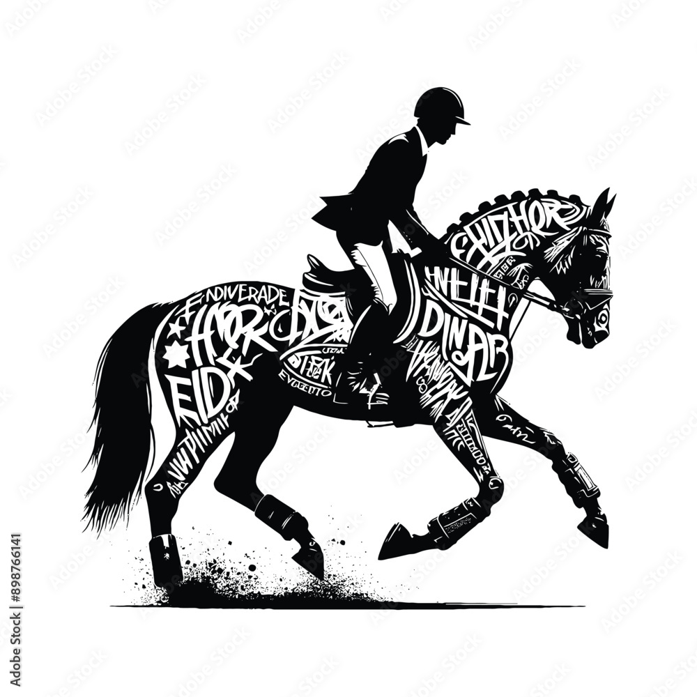 Fototapeta premium male player in graffiti tags, street art pattern illustration, emblem shield badge