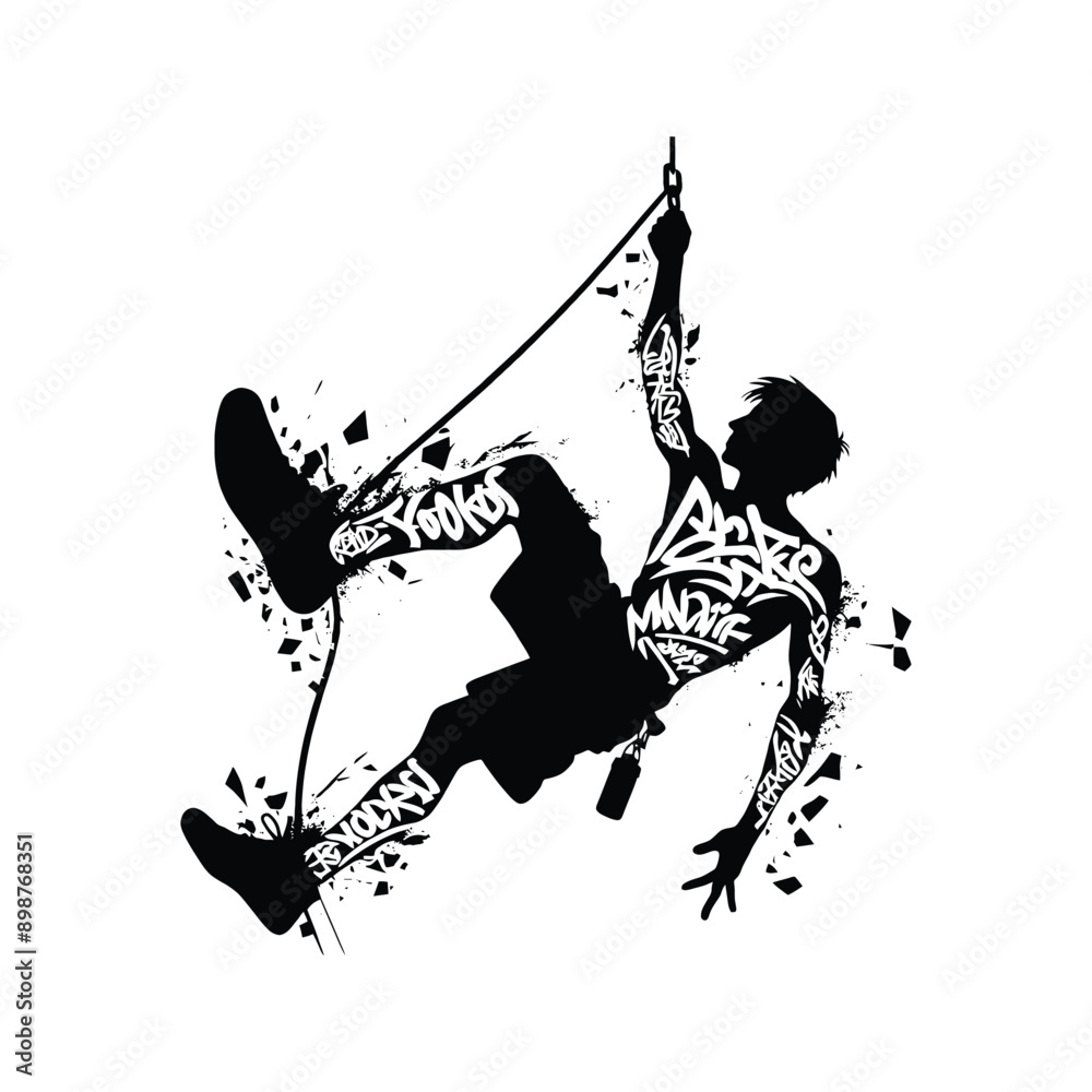 Obraz premium Climbing, Bouldering