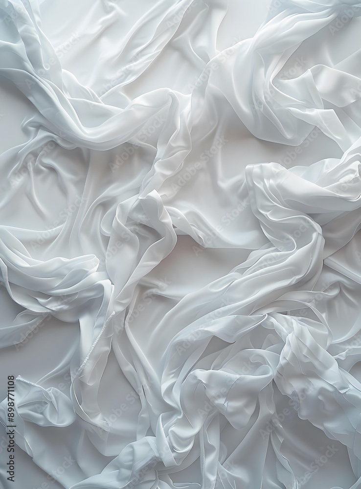 Fototapeta premium White Fabric Texture Background