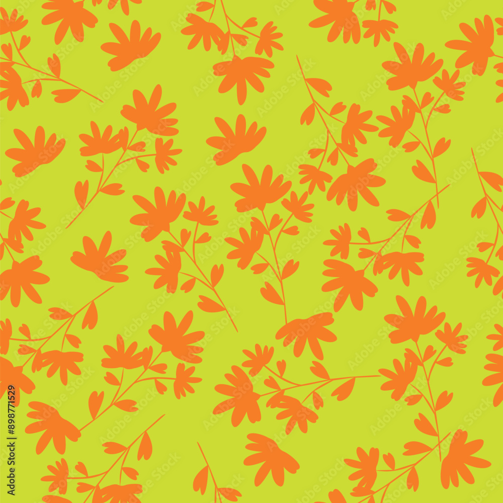 Hand drawing floral seamless pattern with cotton twigs and berries bouquets on a beige background. Winter Christmas themed background. Botanical illustration Hand drawing floral seamless pattern with cotton twigs and berries bouquets on a beige background. Winter Christmas themed background. Botanical illustration