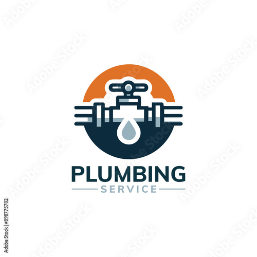plumbing logo, plumbing service logo, plumbing solution logo, water service logo, plumber logo