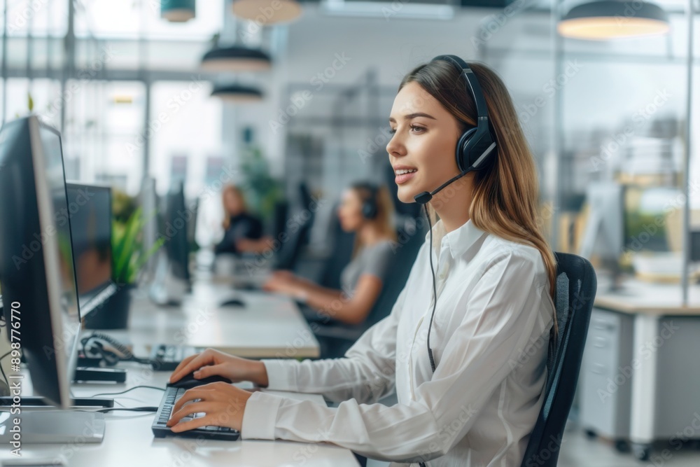 Professional call center environment Professional call center environment