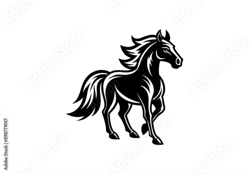 animal, black, defense, design, elegance, elegant, face, graphic, guard, head, horse, horse logo, icon, illustration, logo, luxurious, luxury, mascot, protect, secure, security, shield, stallion,