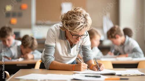 Engaging Teacher Providing Constructive Feedback for Personalized Learning Experience