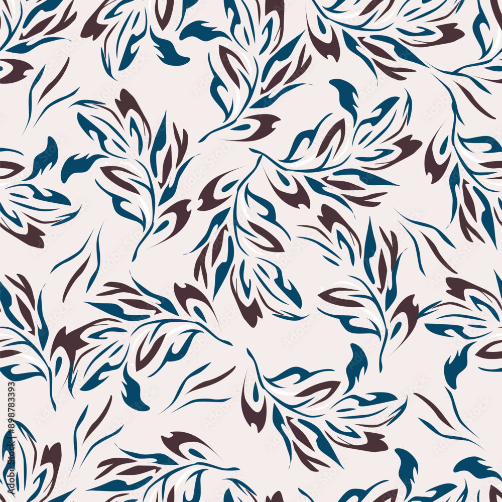 Seamless winter floral pattern with branches and berries. Pastel palette white background. Seamless winter floral pattern with branches and berries. Pastel palette white background.