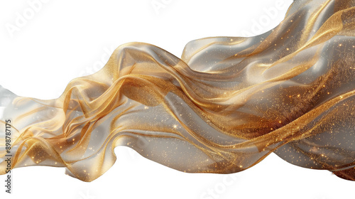 Golden Fabric transparent background