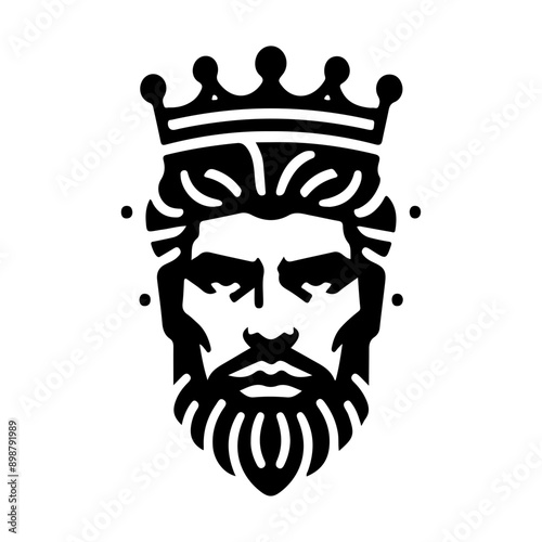 Royal King, Queen Silhouettes Crowns SVG Clipart.